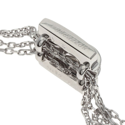 Boucheron Deschenes Diamond Double Necklace K18 White Gold Ladies [Used]