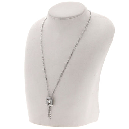 Boucheron Deschenes Diamond Double Necklace K18 White Gold Ladies [Used]