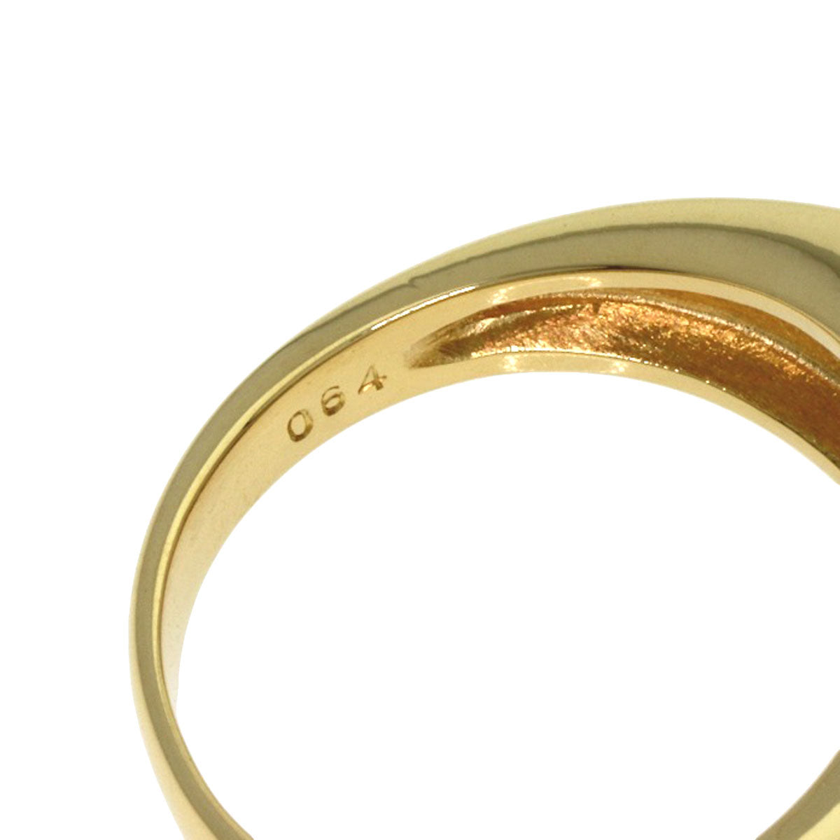 Dior Diamond Ring K18 Yellow Gold Ladies [Used]