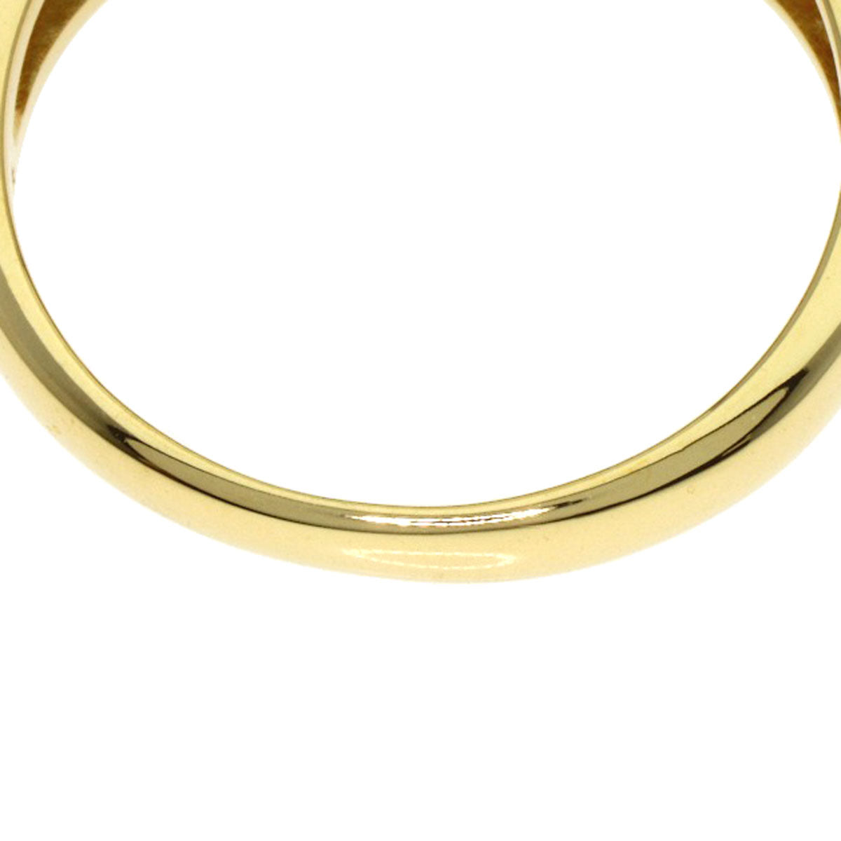 Dior Diamond Ring K18 Yellow Gold Ladies [Used]