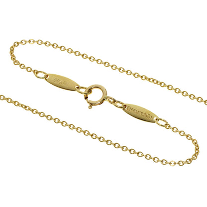 TIFFANY&Co. Color By The Yard Green Nephrite Jade Necklace K18 Yellow Gold Ladies [Used]