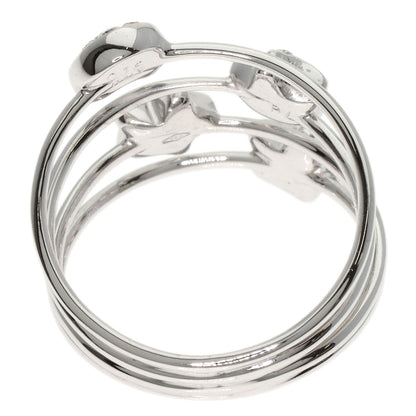 Ponte Vecchio Moonstar diamond Ring K18 White Gold Ladies [Used]