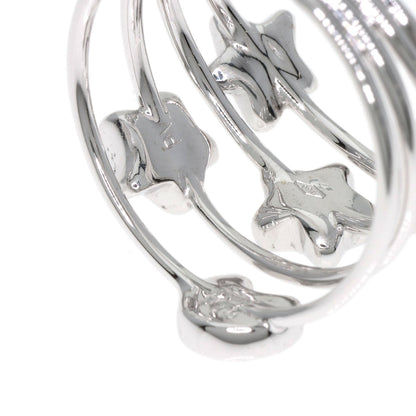 Ponte Vecchio Moonstar diamond Ring K18 White Gold Ladies [Used]