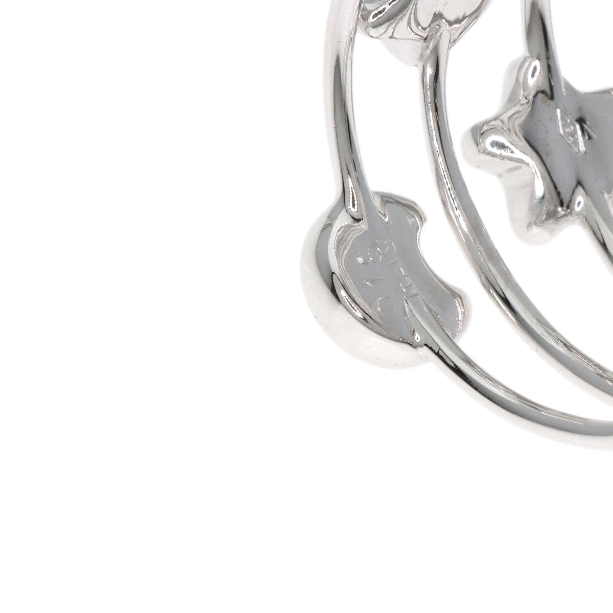 Ponte Vecchio Moonstar diamond Ring K18 White Gold Ladies [Used]