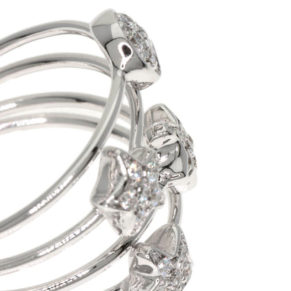Ponte Vecchio Moonstar diamond Ring K18 White Gold Ladies [Used]