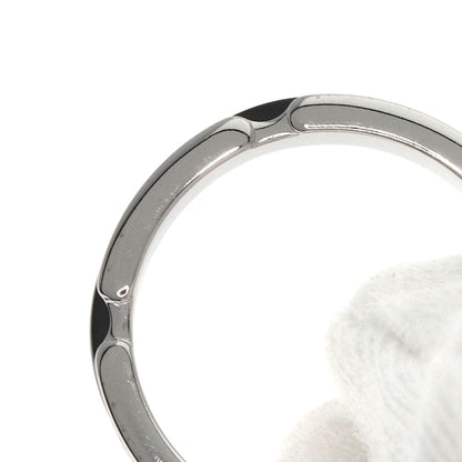 CHANEL Ultra Small Black Ceramic #57 Ring K18 White Gold Ladies [Used]