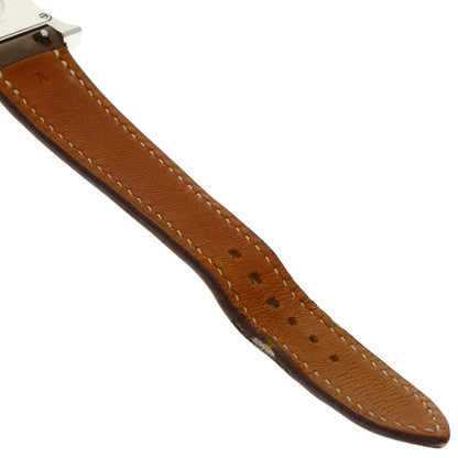 HERMES H watch Watches HH1.210 Stainless Steel/Leather Ladies