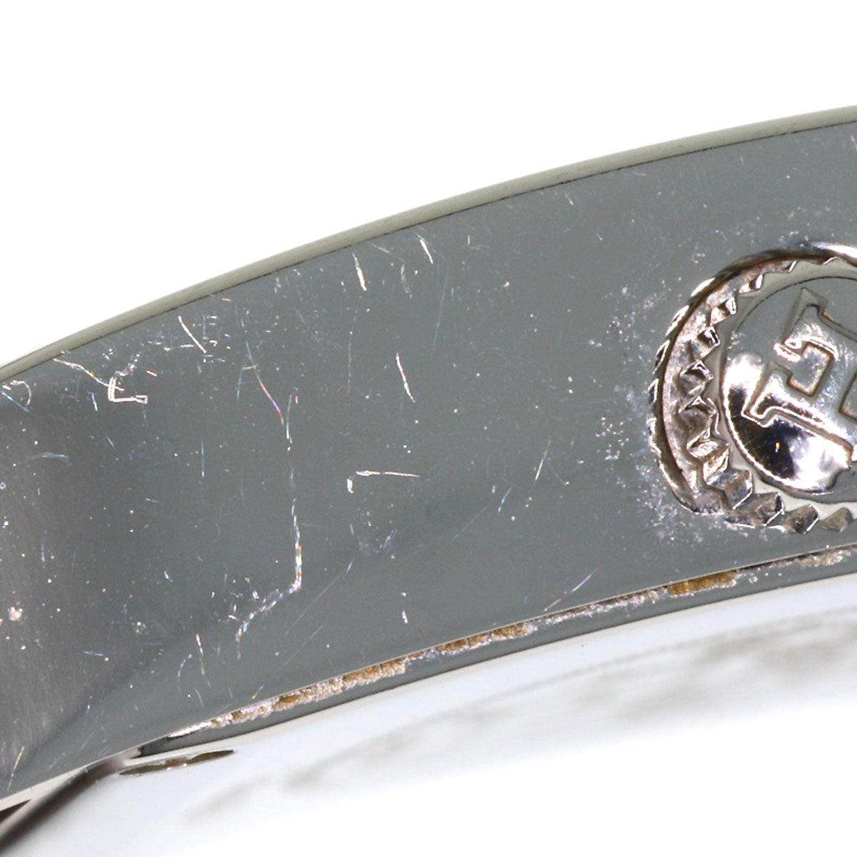 HERMES H watch Watches HH1.210 Stainless Steel/Leather Ladies