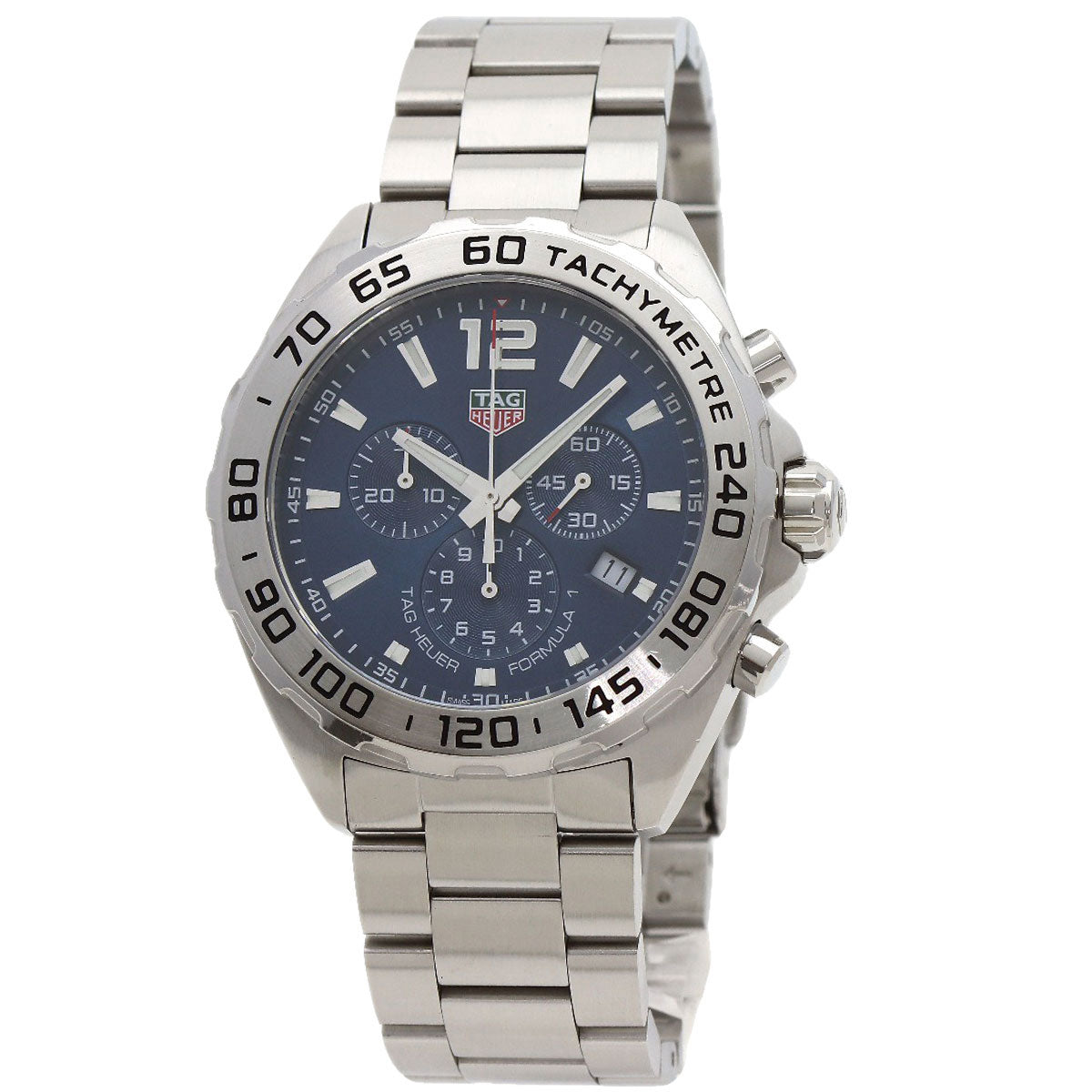 TAG HEUER FORMULA1 chronograph Watches CAZ101K.BA0842 Stainless Steel/Stainless Steel mens