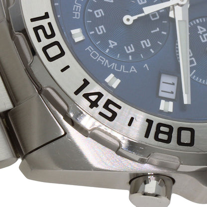 TAG HEUER FORMULA1 chronograph Watches CAZ101K.BA0842 Stainless Steel/Stainless Steel mens