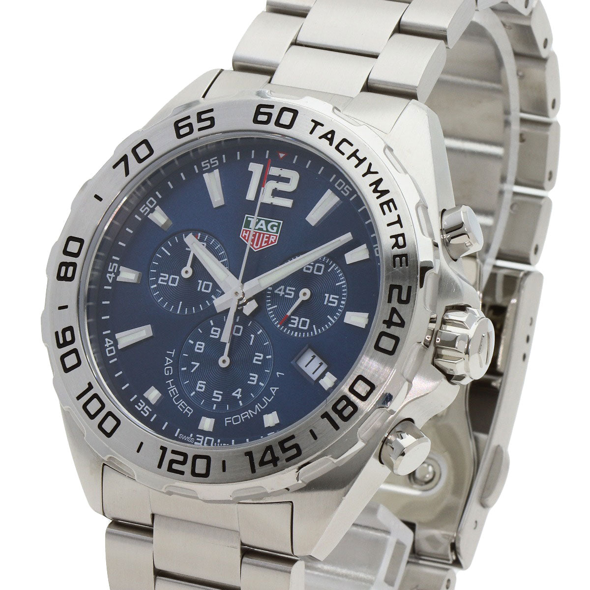 TAG HEUER FORMULA1 chronograph Watches CAZ101K.BA0842 Stainless Steel/Stainless Steel mens