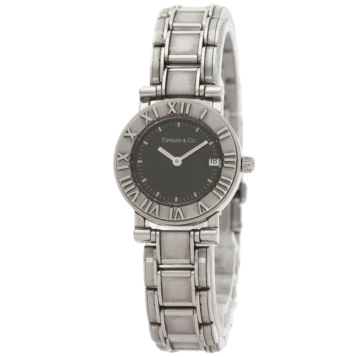 TIFFANY&Co. Atlas Watches Stainless Steel/Stainless Steel Ladies