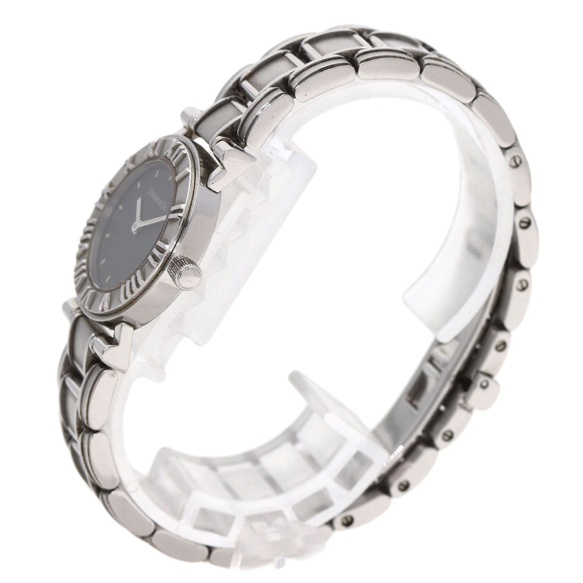 TIFFANY&Co. Atlas Watches Stainless Steel/Stainless Steel Ladies