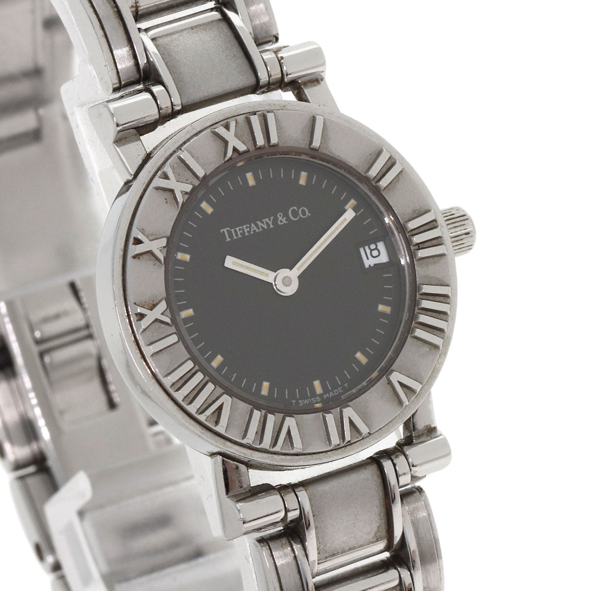 TIFFANY&Co. Atlas Watches Stainless Steel/Stainless Steel Ladies