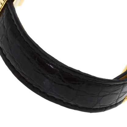ブシュロン リフレ 腕時計 K18イエローゴールド/革 レディース 【中古】【Boucheron】