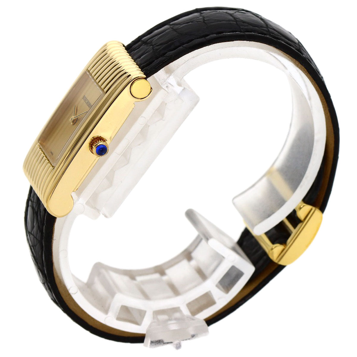 ブシュロン リフレ 腕時計 K18イエローゴールド/革 レディース 【中古】【Boucheron】