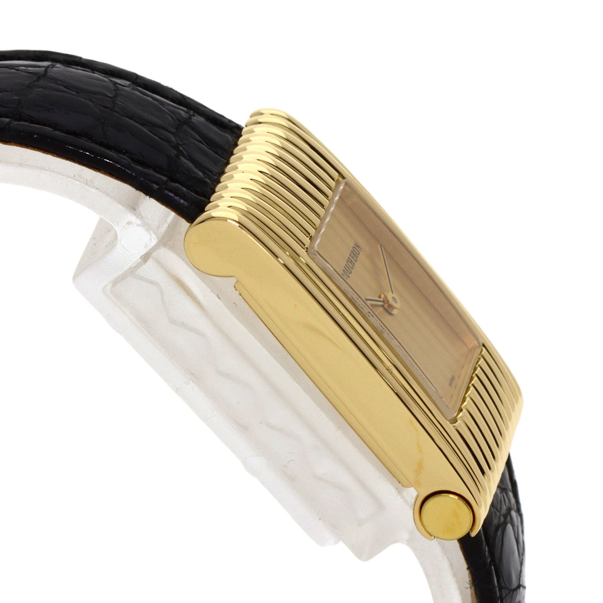 ブシュロン リフレ 腕時計 K18イエローゴールド/革 レディース 【中古】【Boucheron】