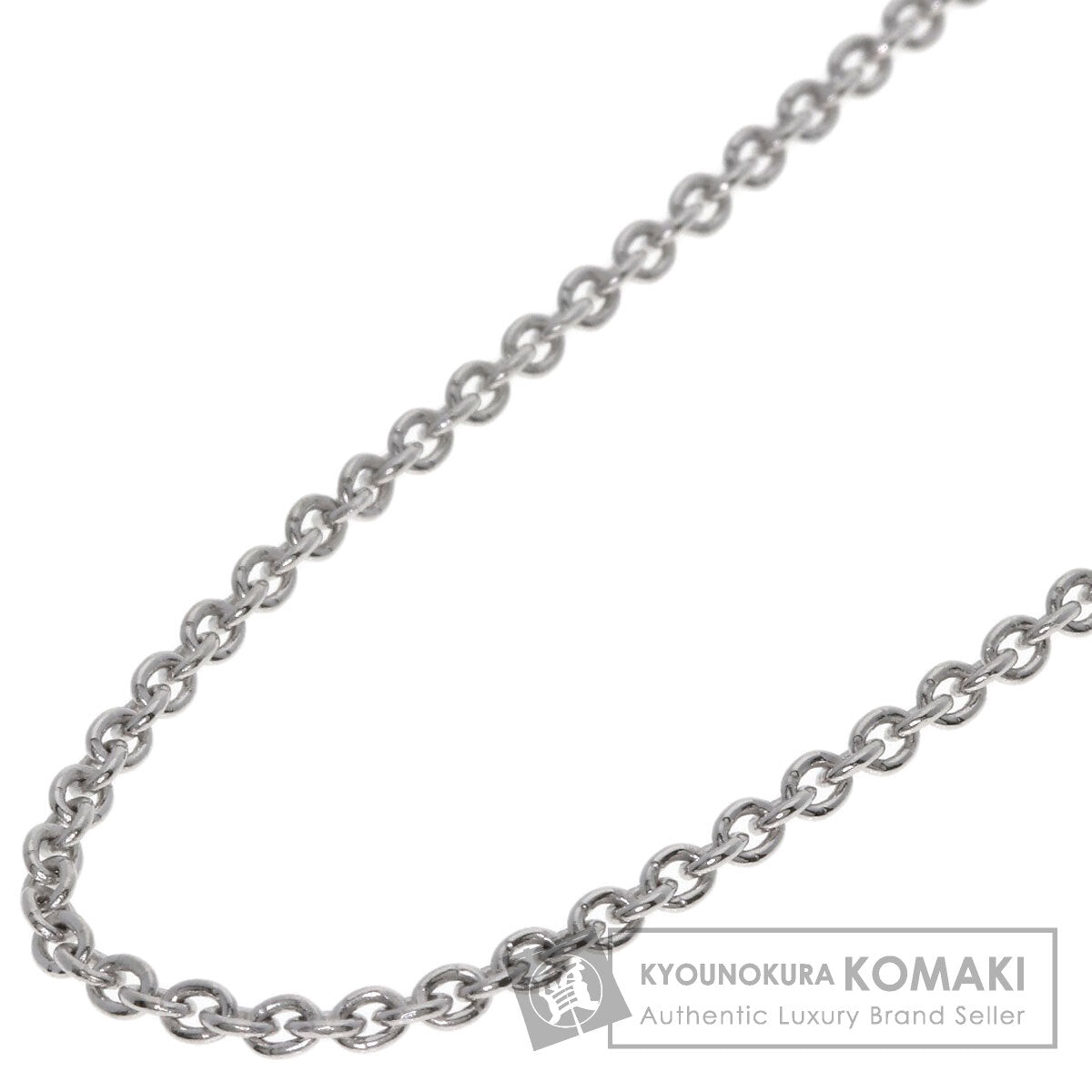 BVLGARI Chain 15.7" Necklace K18 White Gold Ladies [Used]