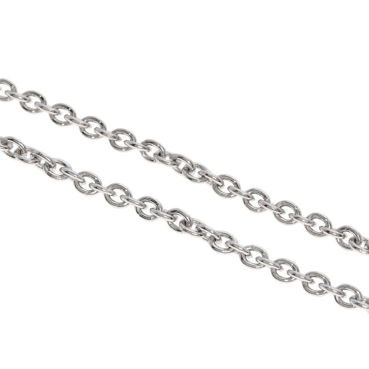 BVLGARI Chain 15.7" Necklace K18 White Gold Ladies [Used]