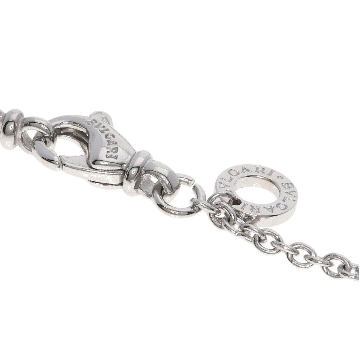 BVLGARI Chain 15.7" Necklace K18 White Gold Ladies [Used]