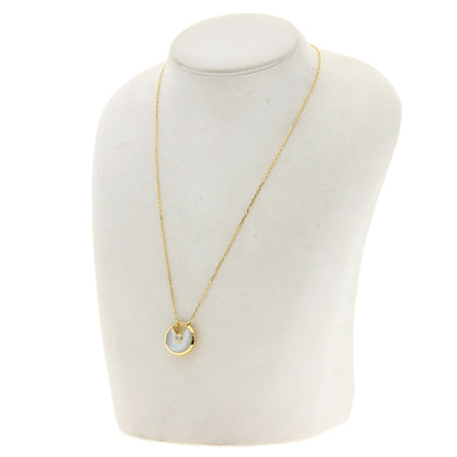 CARTIER Amulet SM Shell Diamond Necklace K18 Yellow Gold Ladies [Used]