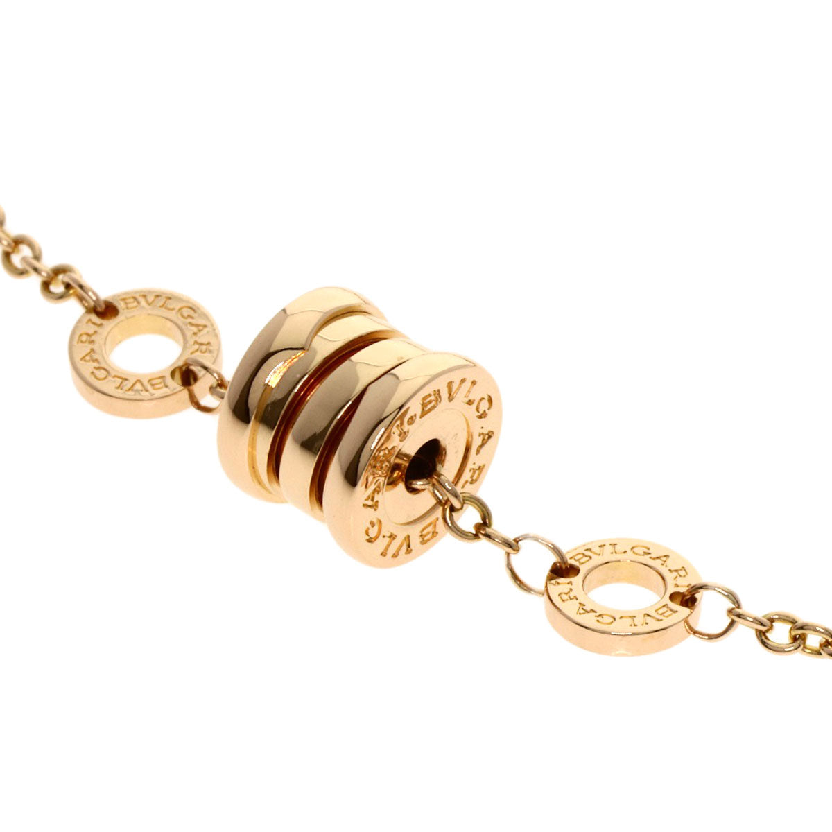 BVLGARI B.zero1 element Bracelet K18 Pink Gold Ladies [Used]