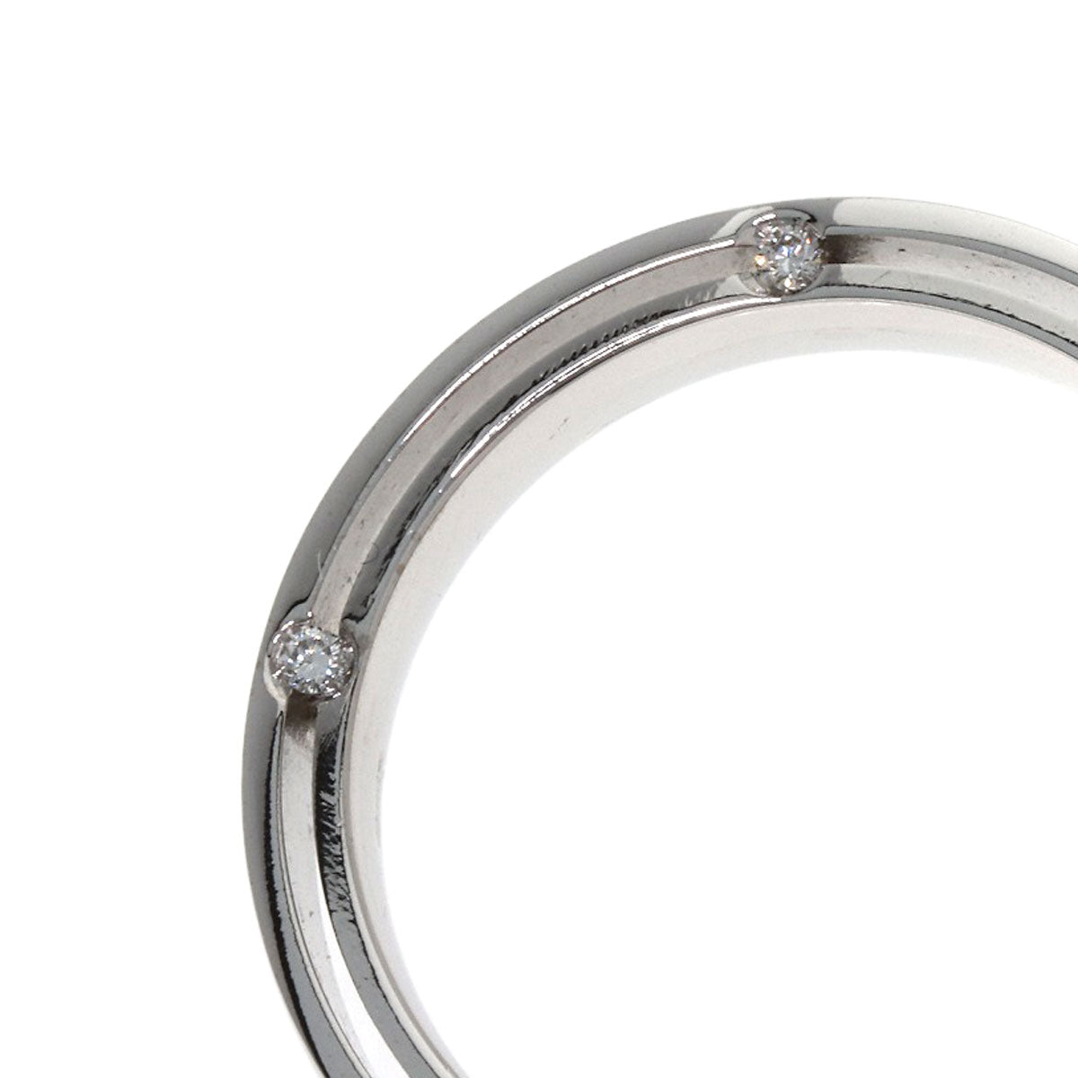 Damiani D-Side Diamond Ring K18 White Gold Ladies [Used]