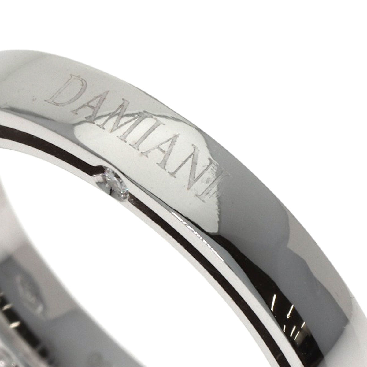 Damiani D-Side Diamond Ring K18 White Gold Ladies [Used]