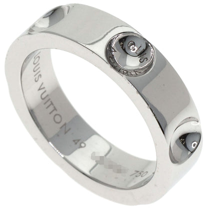 LOUIS VUITTON Petite Berg Empreinte #49 Ring K18 White Gold Ladies [Used]
