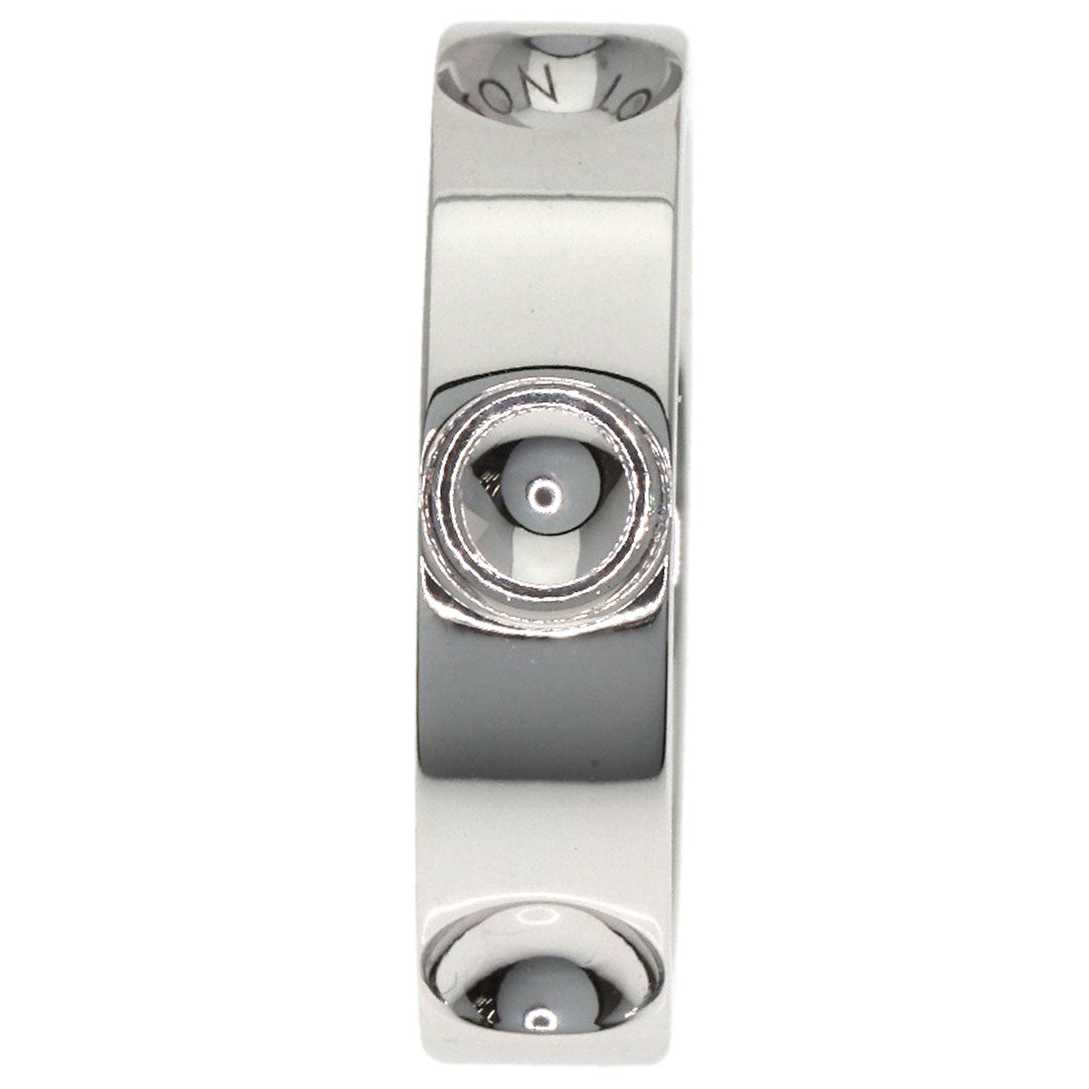 LOUIS VUITTON Petite Berg Empreinte #49 Ring K18 White Gold Ladies [Used]