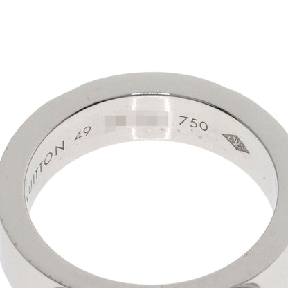 LOUIS VUITTON Petite Berg Empreinte #49 Ring K18 White Gold Ladies [Used]