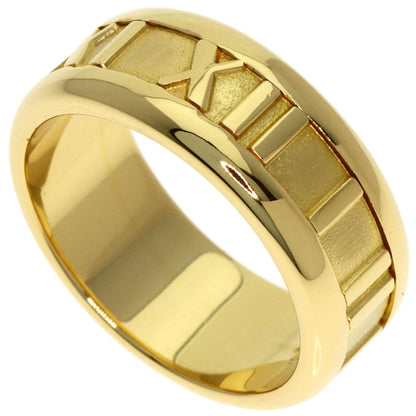 TIFFANY&Co. Atlas Ring K18 Yellow Gold Ladies [Used]