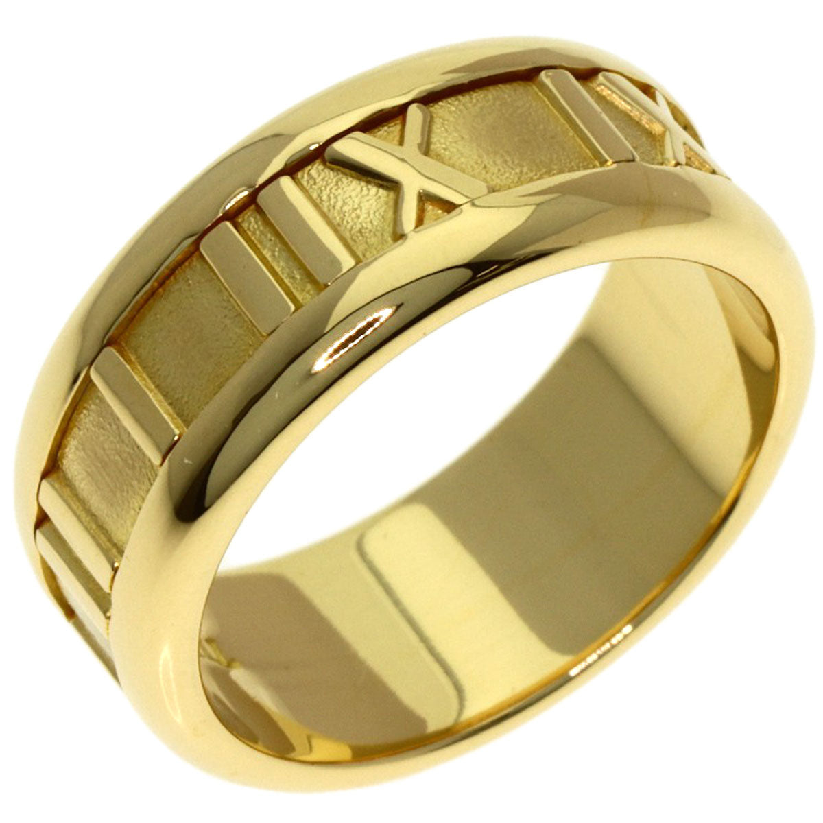 TIFFANY&Co. Atlas Ring K18 Yellow Gold Ladies [Used]