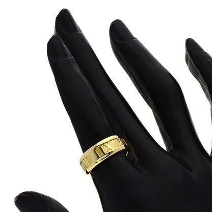 TIFFANY&Co. Atlas Ring K18 Yellow Gold Ladies [Used]
