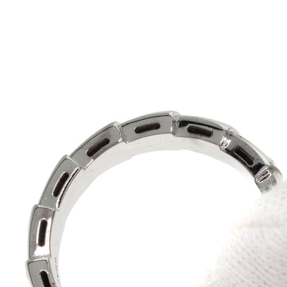 BVLGARI Serpenti Viper Full Diamond #62 Ring K18 White Gold Ladies [Used]