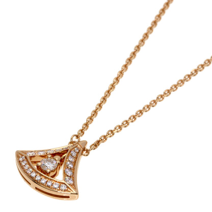 BVLGARI Diva Dream Diamond Necklace K18 Pink Gold Ladies [Used]