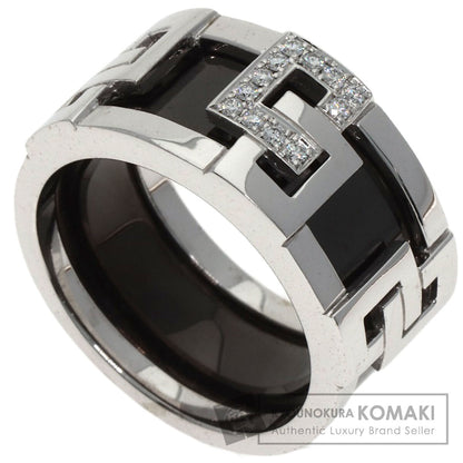 MIKIMOTO Set ring Diamond Ring K18 White Gold Ladies [Used]