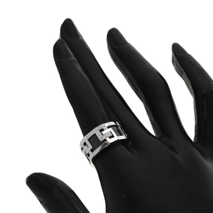 MIKIMOTO Set ring Diamond Ring K18 White Gold Ladies [Used]
