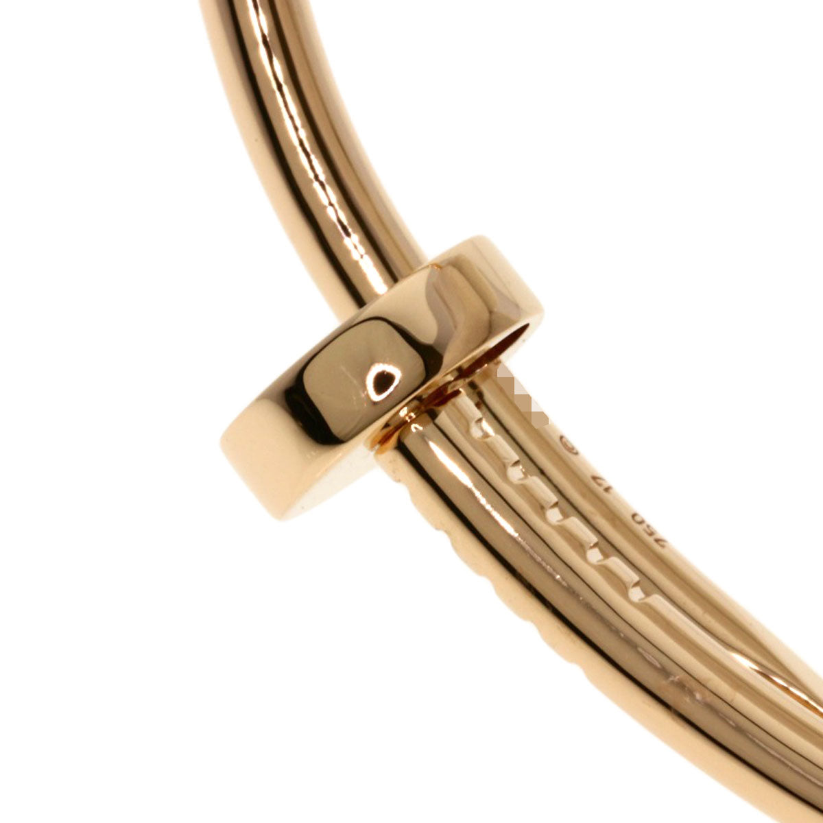 CARTIER Just Uncle # 17 Bracelet K18 Pink Gold Ladies [Used]