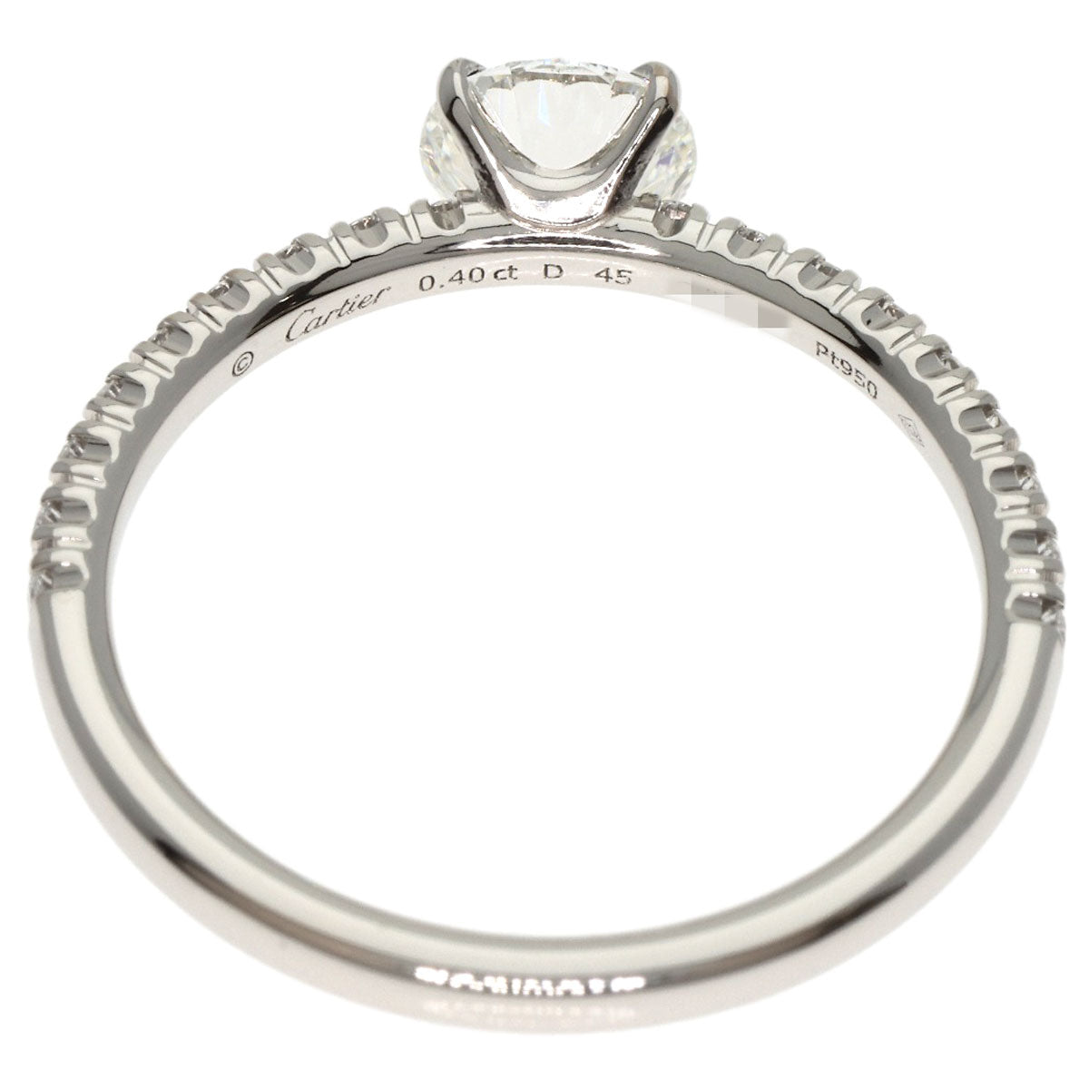 CARTIER Etincel de Cartier Diamond #45 Ring Platinum PT950 Ladies [Used]