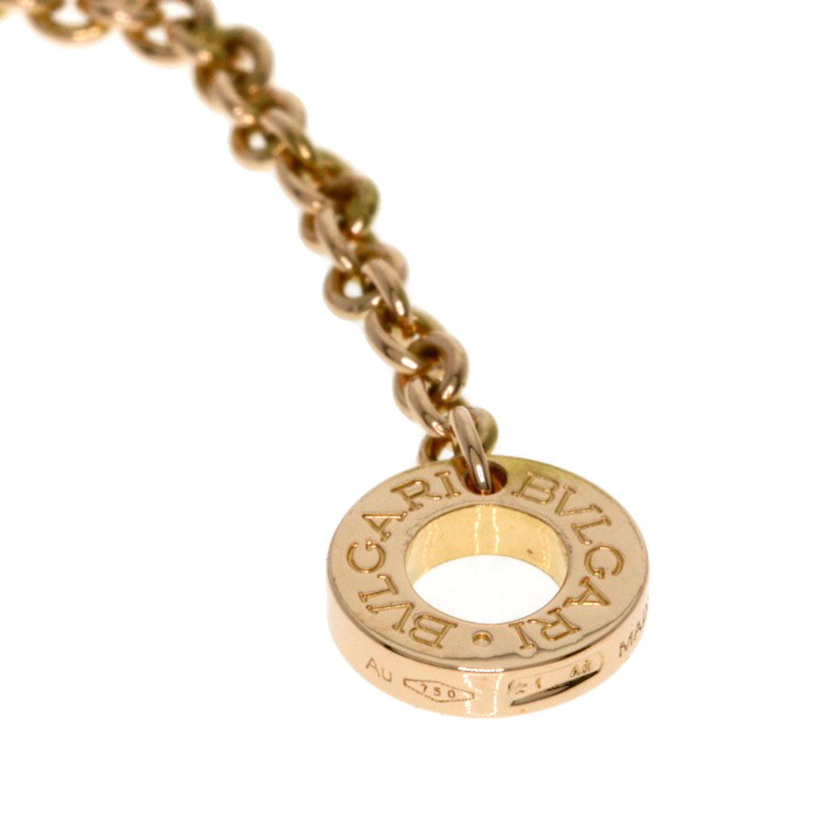 ブルガリ B-zero1 ビーゼロワン レジェンド ネックレス K18ピンクゴールド レディース 【中古】【BVLGARI】