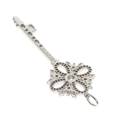 TIFFANY&Co. Victoria Key Diamond Pendant top K18 White Gold Ladies [Used]