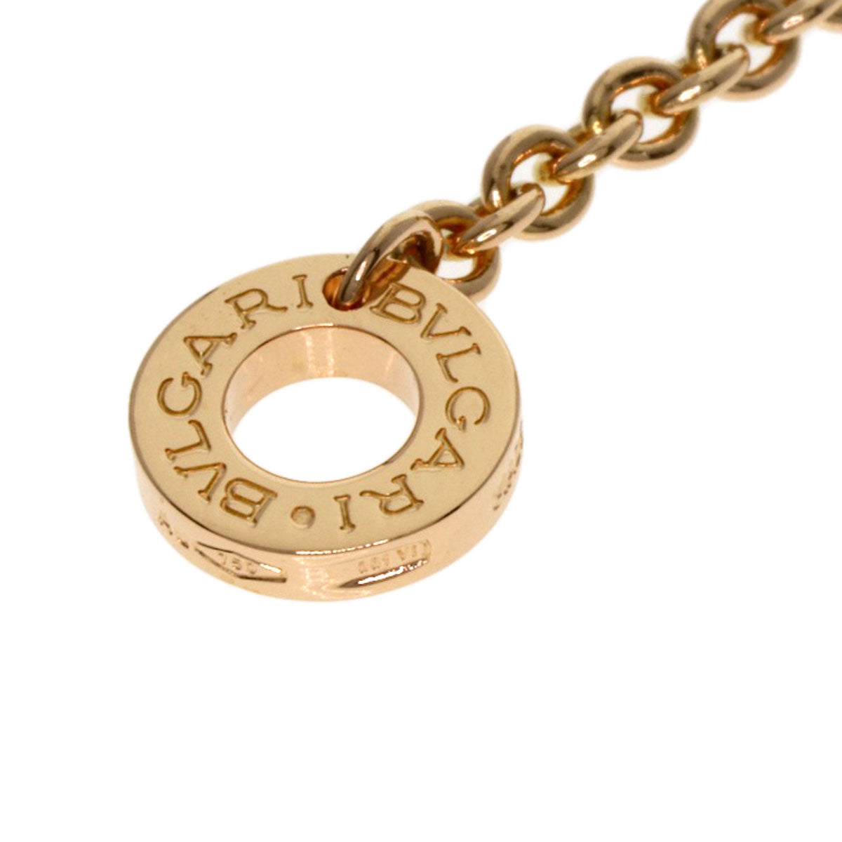 BVLGARI B.zero1 White Ceramic Necklace K18 Pink Gold Ladies [Used]