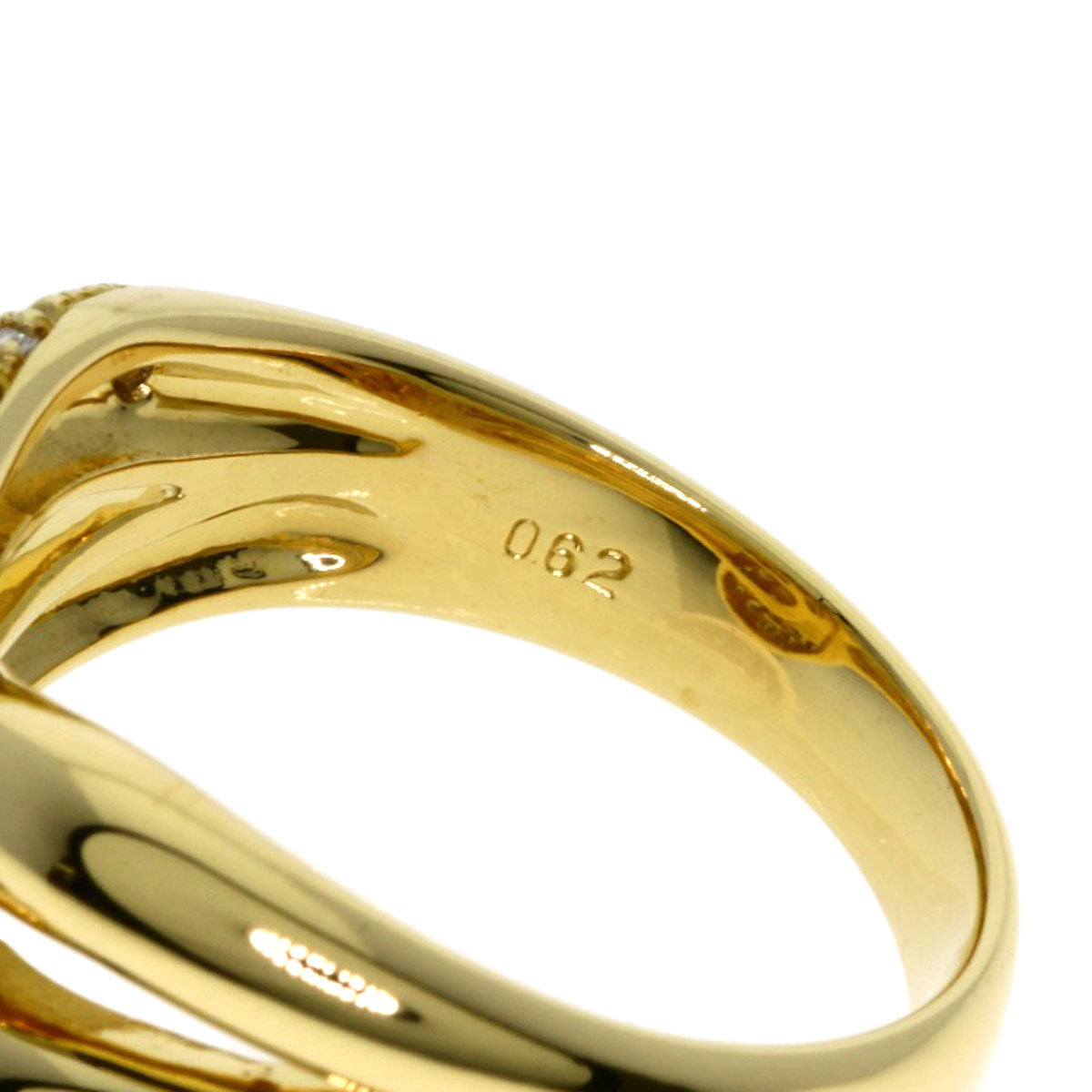 CELINE Diamond Ring K18 Yellow Gold Ladies [Used]
