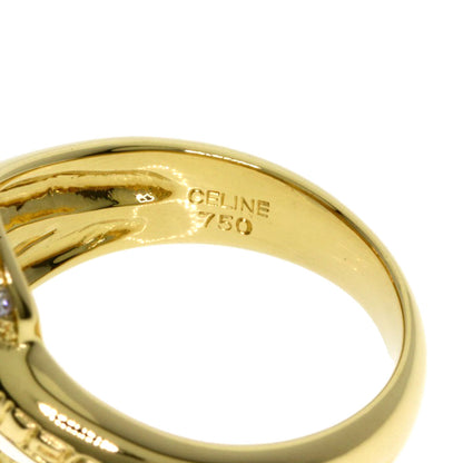 CELINE Diamond Ring K18 Yellow Gold Ladies [Used]