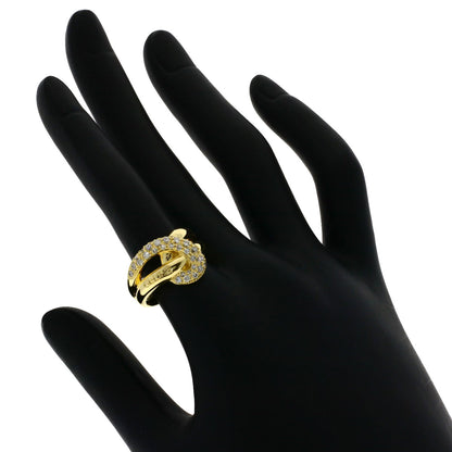 CELINE Diamond Ring K18 Yellow Gold Ladies [Used]