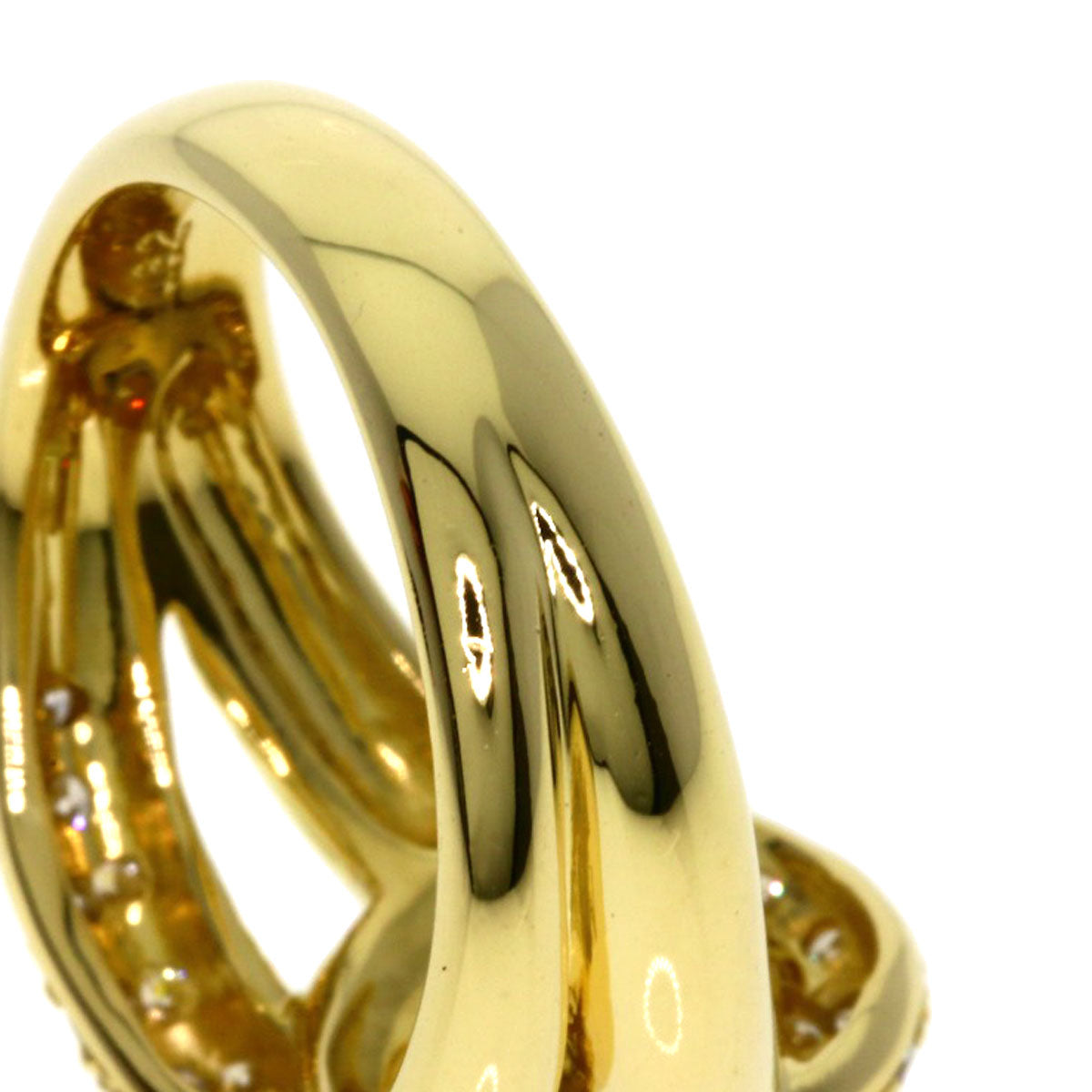 CELINE Diamond Ring K18 Yellow Gold Ladies [Used]