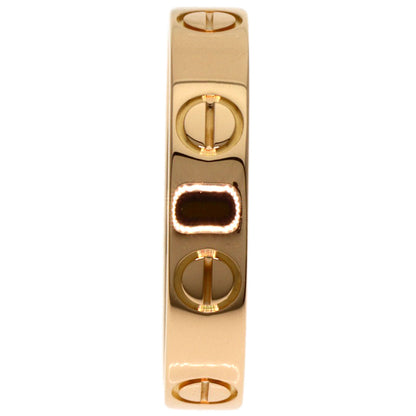 CARTIER mini love ring #49 Ring K18 Pink Gold Ladies [Used]