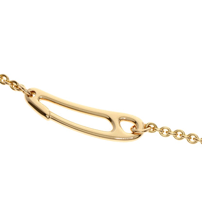 HERMES Shane Dunkle Mini Punk Bracelet K18 Pink Gold Ladies [Used]