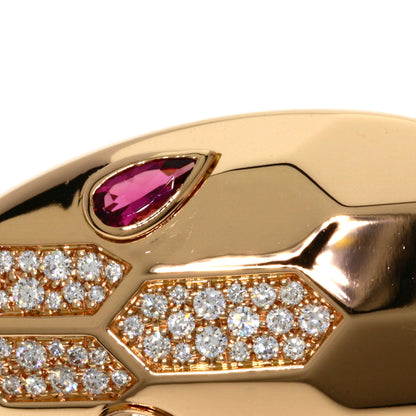 BVLGARI Serpentil Bellite Diamond Necklace K18 Pink Gold Ladies [Used]